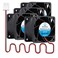 WINSINN DC 40mm Fan 24V 4028 Dual Ball Bearing Brushless Cooling 40x28mm 2PIN Pack of 4Pcs