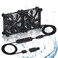 xiaoqijia Xiaoqijia Dual 120mm Fan with 10 Speed USB 5V DC 12V IPX5 Waterproof Cooling Fan for Tablet TV Receiver Router DVR Xbox Greenhouse Kennel Computer Cabinet Component Cooling