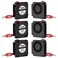 XIITIA 6pcs 4010 5V Turbine Fan 40x40x10mm DC Turbo Fan Bearing Blower Radial Cooling Fans with 2 Pin Terminal for 3D Printer Parts