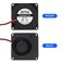 XIITIA 6pcs 4010 5V Turbine Fan 40x40x10mm DC Turbo Fan Bearing Blower Radial Cooling Fans with 2 Pin Terminal for 3D Printer Parts