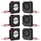 XIITIA 6pcs 4010 5V Turbine Fan 40x40x10mm DC Turbo Fan Bearing Blower Radial Cooling Fans with 2 Pin Terminal for 3D Printer Parts