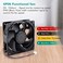 Wathai 12038 120mm x 38mm PWM Computer PC Case Fan 12V 4pin 5300rpm 230 CFM High Airflow Duall Ball CFM FG DC Brushless Cooling Fan