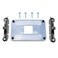 ZZHXSM AM4 Backplane Motherboard CPU Fan Cooling Mounting Sheet Plate for AM4 Socket Metal Back Plate CPU Heatsink Bracket Backplane Backplate Back Sheet