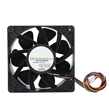 ASHATA 4pin CPU Cooling Fans for Computer SHLF1212CHE03 DC12V 27A 12CM S9 S7 Fast Heat Dissipation Cooling Fan Cooler for PC