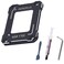 AVERZELLA AntiBending Contact Frame Retrofit Kit for Intel 12th13th14th Gen CPUs CNC Aluminum CPU Buckle Compatible with LGA 1700 Socket Motherboards with 2g 515WMK CPU Thermal Black