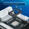 AVERZELLA AntiBending Contact Frame Retrofit Kit for Intel 12th13th14th Gen CPUs CNC Aluminum CPU Buckle Compatible with LGA 1700 Socket Motherboards with 2g 515WMK CPU Thermal Black