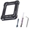 AVERZELLA AntiBending Contact Frame Retrofit Kit for Intel 12th13th14th Gen CPUs CNC Aluminum CPU Buckle Compatible with LGA 1700 Socket Motherboards with 2g 515WMK CPU Thermal Black