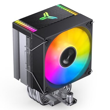 Jonsbo JONSBO CR1400 EVO CPU CoolerARGB Mute Series air Cooling CPU Fan Height 130mm92mm Fan Mini CPU Cooler4 Copper Heat Pipes Air heatsink Tower Radiator for AM5AM4Intel LGA17001851Black