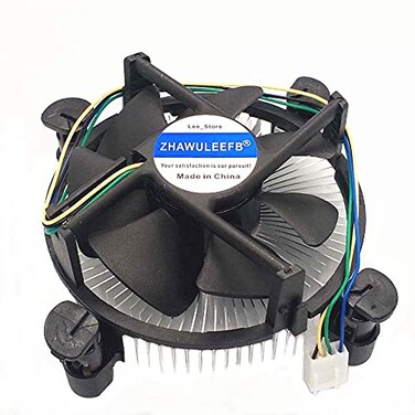 QUETTERLEE Replacement New CPU Cooling Fan with Heatsink for Intel LGA1150 LGA1151 LGA1155 LGA1156 CeleronPentiumi3i5i7 Processors Series Fan E97379003 CNDP751K50 DTCDAB16 DC12V 060A