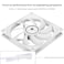Thermalright TL9015W 9cm Slim Fan White FanHydraulic Bearing 15mm Slim Case Fan4pin PWM 2700 RPM