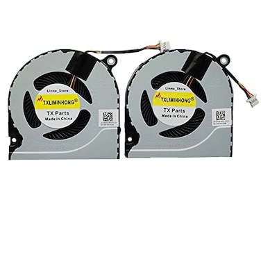 TXLIMINHONG New CPU and GPU Cooling Fan for Acer Aspire A717 A71771G743K A71772G A71771G78FD N17C1 Series FJCL DFS541105FC0T DC28000JRF0 FCC2 DC5V 05A