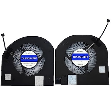 ZHAWULEEFB Replacement New Laptop CPU and GPU Cooling Fan for DELL Precision 17 7730 M7730 7740 M7740 Series MG75090V1C140S9A MG75090V1C150S9A NS85C1417G25 NS85C1517G26 DC5V 05A Fan