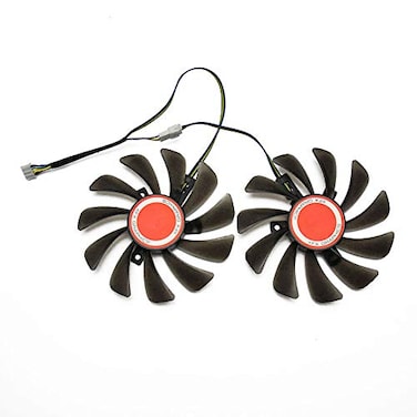 CCTVA 2PCSlot 95MM FDC10U12S9C CF1010U12S Cooler Fan Replace for XFX AMD Radeon RX 580 590 RX580 RX590 Graphics Card Cooling Fan