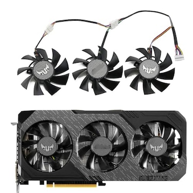 LTANDBR 75MM 7Pin FD8015U12D GTX1660 RX5700 RX5700XT for ASUS GTX 1660Ti 1660super RX 5700 XT TUF X3 OC Graphics Cooling Fan