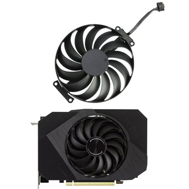 LTANDBR 95MM 6PIN T129215SU CF1010U12D RTX3050 RTX3060 Phoenix GPU Fans ITX for ASUS Phoenix RTX 3050 3060 Graphics Card Replacement Cooling Fan