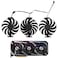 LTANDBR 95MM T129215SU Cooling Fan Replacement for ASUS ROG Strix GeForce RTX 3060 Ti 3070 3080 3090 Ti Graphics Video Card CF1010U12S T129215BU FanA