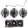 LTANDBR 95MM T129215SU Cooling Fan Replacement for ASUS ROG Strix GeForce RTX 3060 Ti 3070 3080 3090 Ti Graphics Video Card CF1010U12S T129215BU FanA