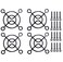 Easycargo 30mm Fan Grill 30mm Fan Guard Cover for Raspberry Pi RC Car 4pcs 30mm Fan Cover with Screws Mounting Kit
