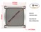 IMSurQltyPrise 80mm Computer Fan Filter Grills with Screws Aluminum Frame Ultra Fine Stainelss Steel Mesh 4 Pack Silver