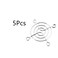 bnafes Fan Grill Axial Cooling Fan Finger Guard Grill Metal Wire 50mm AC DC Computer CPU 5Pcs