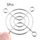 bnafes Fan Grill Axial Cooling Fan Finger Guard Grill Metal Wire 50mm AC DC Computer CPU 5Pcs