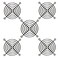 GDQLCNXB 5Pcs Fan Grill 80mm Metal Axial Cooling Fan Finger Guard Protective Grill for PC Ventilator