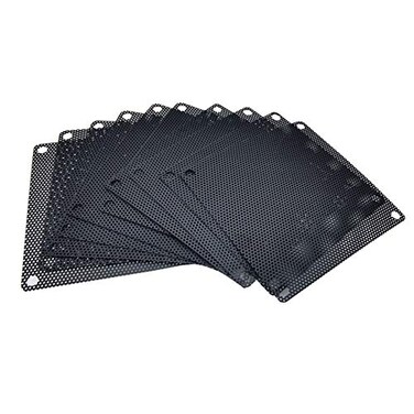 HFEIX 80mm Fan Filter 10 Pack Black Computer Fan Grill Cover