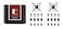 Noctua NAFG14 Sx2 Fan Grills for 40mm Fans Set of 2 Black