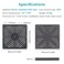 Wathai 80MM PC Fan Dust Filter Cover Computer Mess 4 Pack