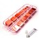 Easycargo 100pcs 12 Sizes 15mm Copper Pad Shim Thermal Kit Low Profile Copper Plate Cooler for PC Laptop Chips