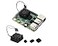 Easycargo Raspberry Pi 4 Heatsink Fan Kit Cooler 25mm Fan Heatsink for Cooling Raspberry Pi 5 4 3 Electronics Robotics Development Boards DIY 2505 25x25x7mm 33V 5V Quite Mini Fan Small