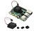 Easycargo Raspberry Pi 4 Heatsink Fan Kit Cooler 25mm Fan Heatsink for Cooling Raspberry Pi 5 4 3 Electronics Robotics Development Boards DIY 2505 25x25x7mm 33V 5V Quite Mini Fan Small