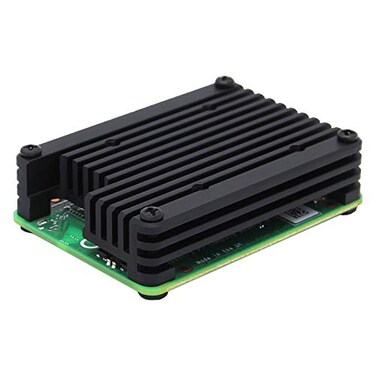Geekworm 12mm Thickness Aluminum Alloy Heatsink C235 Support 30mm Cooling Fan Compatible with Raspberry Pi Compute Module 4 CM4 Motherboard
