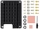 waveshare Dedicated Aluminum Heatsink Compatible with Raspberry Pi Compute Module 5 CM5 Compute Module 4 CM4 CM4 CM5 Heatsink with Screws and Thermal Tapes