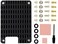 waveshare Dedicated Aluminum Heatsink Compatible with Raspberry Pi Compute Module 5 CM5 Compute Module 4 CM4 CM4 CM5 Heatsink with Screws and Thermal Tapes