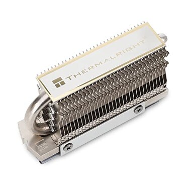 Thermalright HR09 2280 SSD Heatsink Cooler DoubleSided Heat Sink Cooling with Thermal Silicone Pad for M2 SSD Computer and PC Cooler