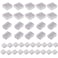 Pastall 40 PCS Raspberry Pi 4 Heatsink Kit with Thermal Conductive Adhesive Tape Aluminum Heat Sink Cooler and Copper Heatsink for Raspberry Pi B B 2345