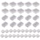 Pastall 40 PCS Raspberry Pi 4 Heatsink Kit with Thermal Conductive Adhesive Tape Aluminum Heat Sink Cooler and Copper Heatsink for Raspberry Pi B B 2345