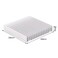 Hilitand Aluminium Heatsink Good Thermal Conductivity Heat Sink Cooling Fin 100x100x18mm