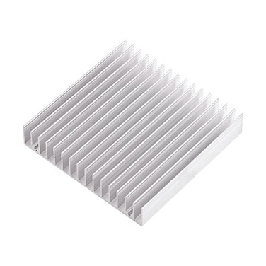Hilitand Aluminium Heatsink Good Thermal Conductivity Heat Sink Cooling Fin 100x100x18mm