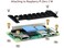 waveshare Aluminum Heatsink Cooler with Thermal Tapes for Raspberry Pi Zero 2 WWH