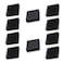 bnafes Aluminum Heatsink Chipset Heat Radiator Cooling Fin Heatsink 40mm x 40mm x 11mm Black10pcs