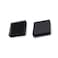 bnafes Aluminum Heatsink Chipset Heat Radiator Cooling Fin Heatsink 40mm x 40mm x 11mm Black10pcs