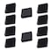 bnafes Aluminum Heatsink Chipset Heat Radiator Cooling Fin Heatsink 40mm x 40mm x 11mm Black10pcs