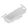 BXQINLENX Aluminum Water Cooling Block for CPU Graphics Radiator Heatsink 40x 120White