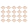 JIUWU Copper Pad Shim Thermal Assortment Kit IC Chipset GPU CPU Thermal Heatsink Copper Pad Shim 20 x 20 x 08mm Pack of 20