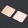 JIUWU Copper Pad Shim Thermal Assortment Kit IC Chipset GPU CPU Thermal Heatsink Copper Pad Shim 20 x 20 x 08mm Pack of 20