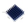 Easycargo 10pcs 28mm Heatsink Kit 28mmx28mmx10mm 3M 8810 Thermal Conductive Adhesive Tape Cooler Aluminum Heatsink Fins for Cooling GPU Chips IC Chips Modules 28x28x10mm