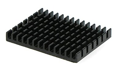 Easycargo 4pcs 40mm Heatsink 40x30x5mm pre Applied 8810 Thermal Conductive Tape Cooling Aluminum Heatsink for Cooling Raspberry Pi 4 M2 SSD NVMe Mini SATA mSATA 4 pcs 40mmx30mmx5mm