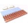 Easycargo M2 2280 SSD Heatsink Kit Cooler Heat Sink Silicone Based Thermal Pad for Cooling M2 SSD NGFF SSD NVME SSD SSD70mmx20mm Copper 1Pack 4mm